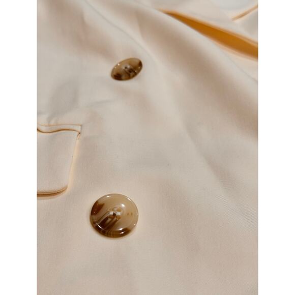 LOULOU STUDIO Ivory Harat Double-Breasted Stretch-Wool Blazer size XS - Picture 12 of 14